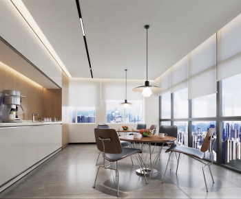 Modern Office Tea Room-ID:612859968