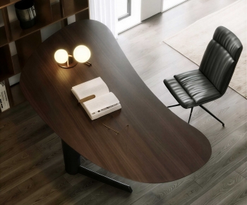 Modern Computer Desk And Chair-ID:806266078