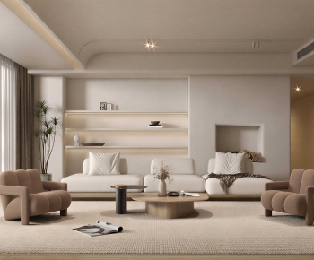 Wabi-sabi Style A Living Room-ID:400377994
