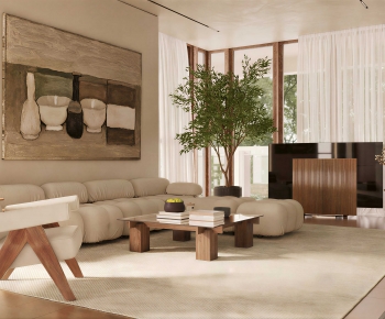Modern A Living Room-ID:884896048