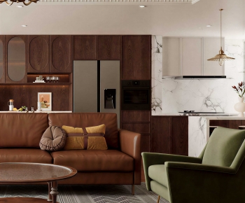French Style A Living Room-ID:383860115