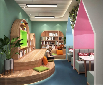 Modern Children's Reading Room-ID:210712913