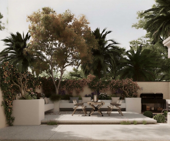 Modern Courtyard/landscape-ID:955708035