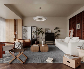 Modern A Living Room-ID:699255945