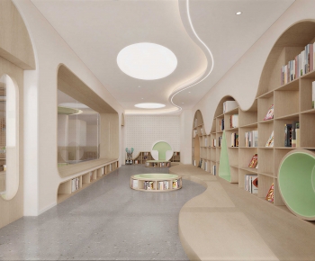 Modern Children's Reading Room-ID:804379944