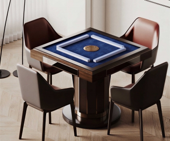 Modern Mahjong Tables And Chairs-ID:479187974