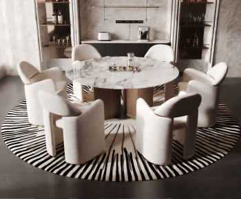 Modern Dining Table And Chairs-ID:524565947