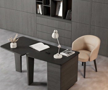 Modern Computer Desk And Chair-ID:118026971