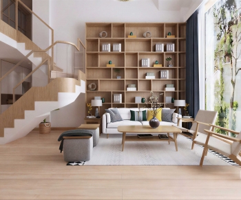 Modern A Living Room-ID:507072939