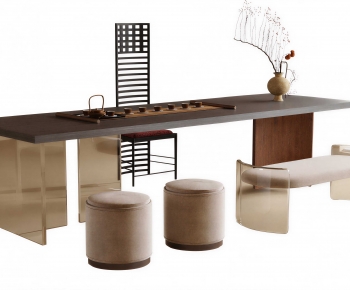 New Chinese Style Tea Tables And Chairs-ID:520802029