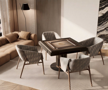 Modern Mahjong Tables And Chairs-ID:262720668