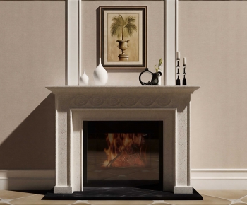 Modern Fireplace-ID:640849116