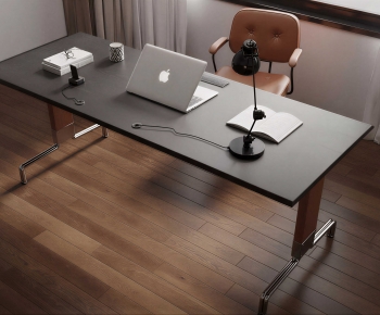 Modern Computer Desk And Chair-ID:486825948