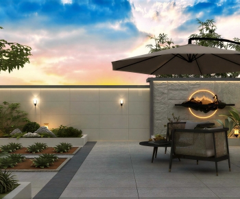 Modern Courtyard/landscape-ID:506222963