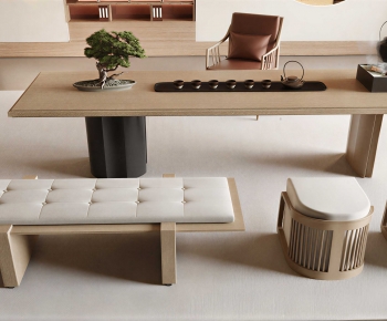 New Chinese Style Tea Tables And Chairs-ID:451103931