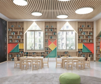 Modern Children's Reading Room-ID:570983895