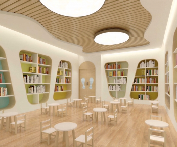 Modern Children's Reading Room-ID:429604057