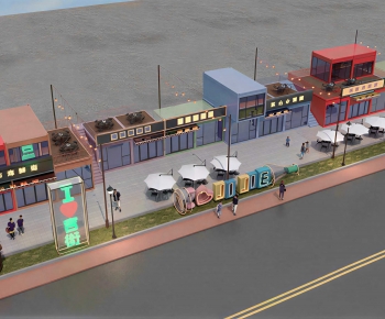 Modern Commercial Street-ID:400784979