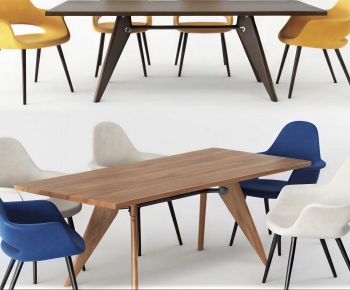 Modern Dining Table And Chairs-ID:389895921