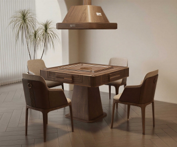 Modern Mahjong Tables And Chairs-ID:126532085