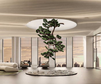Modern Office Reception Desk-ID:886243109