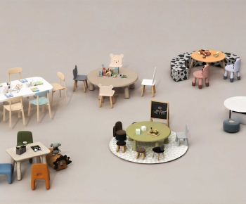 Modern Children's Table/chair-ID:240478049