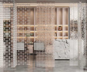 Modern Glass Screen Partition-ID:918281119