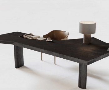 Modern Office Desk And Chair-ID:301043991
