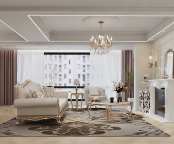 European Style A Living Room-ID:429444076