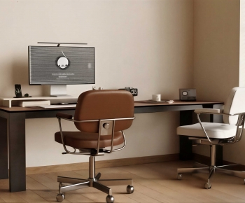Modern Office Desk And Chair-ID:532798059
