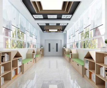Modern Children's Reading Room-ID:370900698