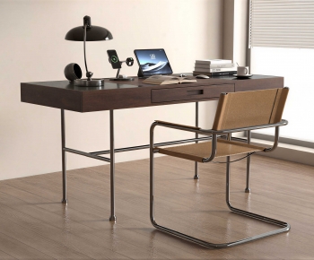 Modern Computer Desk And Chair-ID:722592123