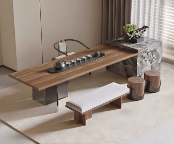 New Chinese Style Tea Tables And Chairs-ID:368525036