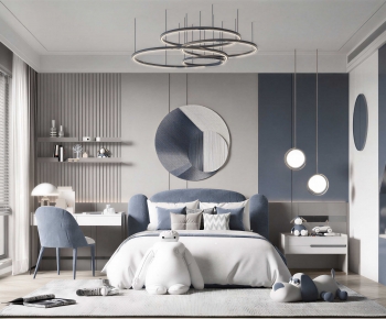 Modern Boy's Room And Son's Room-ID:589509019