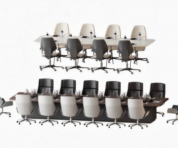 Modern Office Desk And Chair-ID:572045092
