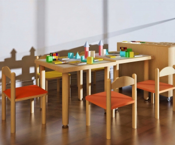 Modern Children's Table/chair-ID:588578941