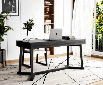 Modern Computer Desk And Chair-ID:439266929