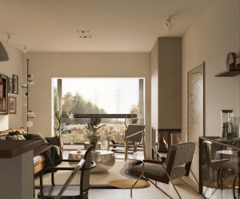 Modern A Living Room-ID:264615062