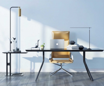 Modern Computer Desk And Chair-ID:901163102