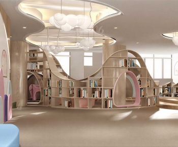 Modern Children's Reading Room-ID:152509285