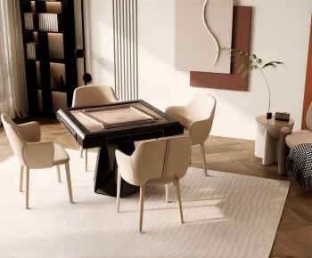 Modern Mahjong Tables And Chairs-ID:533262012