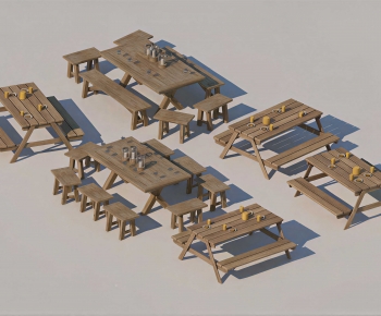 Modern Outdoor Tables And Chairs-ID:346621045