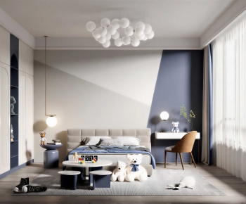 Modern Boy's Room And Son's Room-ID:980426073