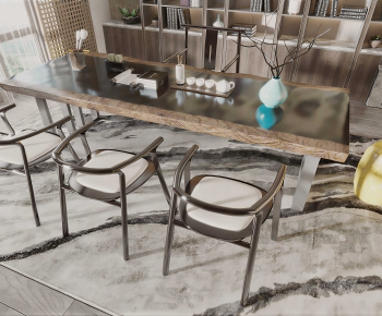 New Chinese Style Tea Tables And Chairs-ID:549562931