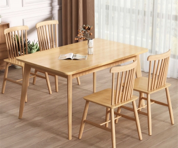 Modern Dining Table And Chairs-ID:602400315