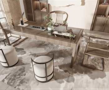 New Chinese Style Tea Tables And Chairs-ID:162018068