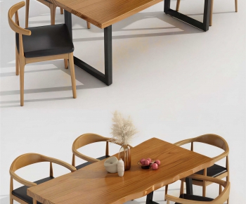 Nordic Style Dining Table And Chairs-ID:241684918