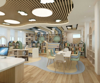Modern Bookstore Book Bar-ID:366525895