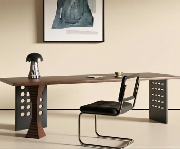 Modern Computer Desk And Chair-ID:905164003