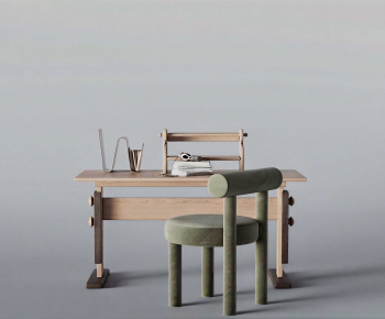 Modern Computer Desk And Chair-ID:100960773